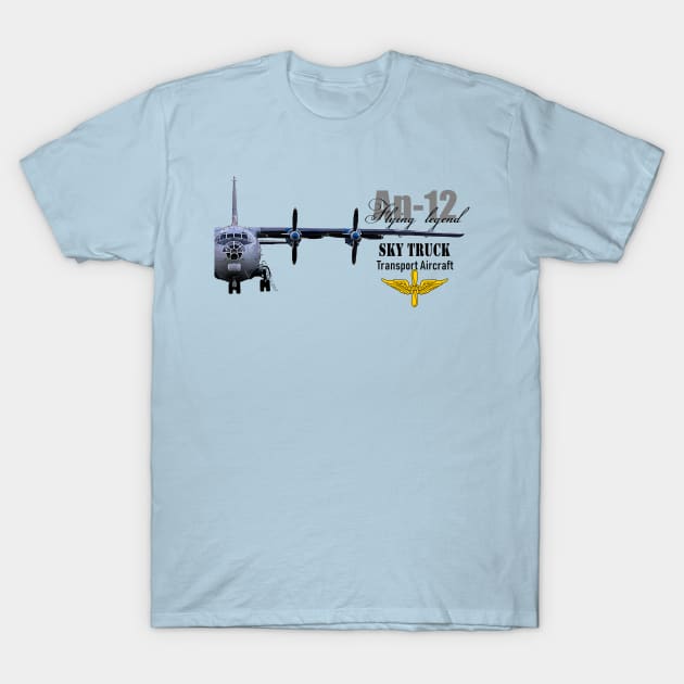 Antonov 12 T-Shirt by sibosssr